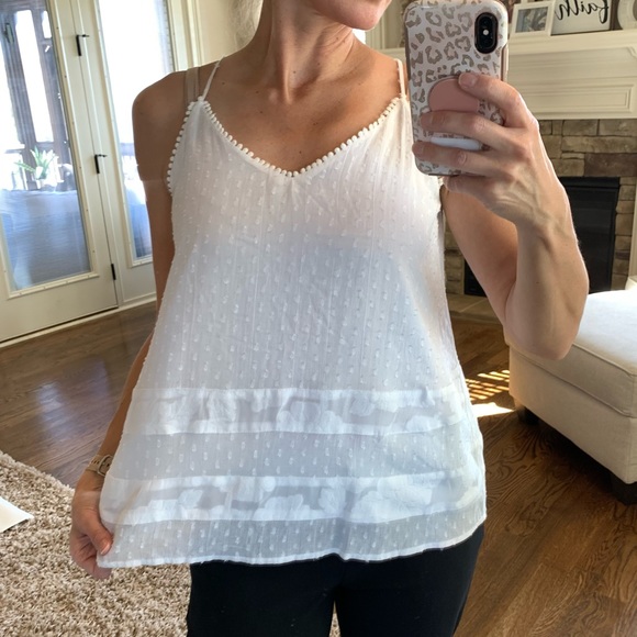 ANN TAYLOR LOFT Size XSP White Blouse - Picture 15 of 15